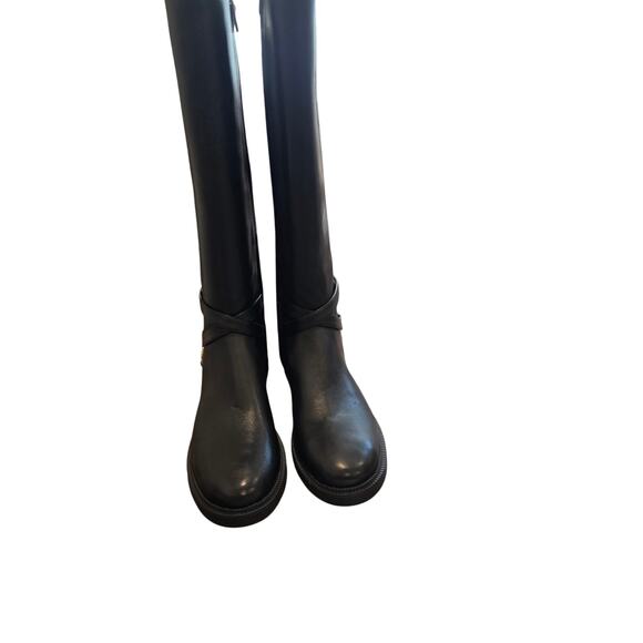 Michael Kors Abigail Wide-Calf Boots in Black NEW Size 9.5 W - Picture 6 of 9